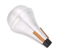 Trumpet Mute, Aluminium Alloy, Cork Strips Practice Mute Musical Instrument Part for Music Lovers to Practice or Warm Up Quietly At Home