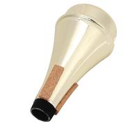 Trumpet Mute, Noise Reduction Practice Silencer Dampener Trumpet Muffler for Kids Beginners (Gold)