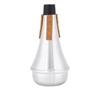 Trumpet Mute Silencer, Aluminum Mini Trumpet Practice Mute Trumpet Straight Mute Lightweight Musical Instrument Part Accessory for Jazz Classic Beginners Students