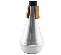 Trumpet Mute Silencer LQ Industrial Silver Lightweight Aluminum Practice Cup Practice Mute for Trumpet Cornet Jazz Music Lightweight Silencer