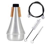 Trumpet Mute Silencers Light Weight Instrument Practice Trumpet Mute Silencers with Rubber Cork for Beginner and Student Practice