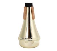 Trumpet Mute, Trumpet Mute Noise Reduction Practice Soft Cork Interface Muffler Suitable for Professional Performers, Beginners or Enthusiasts (Gold