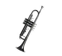 Trumpet Nickel Plated Black Beginner Body Carved B Key Exquisite Trumpet