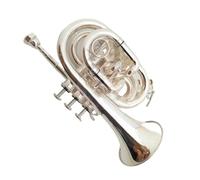 Trumpet Nickel Silver Mini Trumpet Bass In Bb Tune