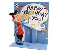 Trumpet Novelty Musical Pop-Up Birthday Greeting Card Up With Paper Pop Ups 46504