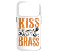 Trumpet Player Pun Vintage Kiss My Brass Case for iPhone 17 Pro