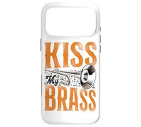Trumpet Player Pun Vintage Kiss My Brass Case for iPhone 17 Pro Max
