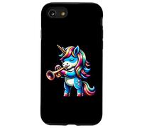 Trumpet Playing Unicorn Fantasy Magic Music Case for iPhone SE (2020) / 7/8