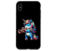Trumpet Playing Unicorn Fantasy Magic Music Case for iPhone XS Max