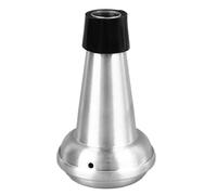 Trumpet Practice Accessory | Aluminum Sound Moderator with Rubber Rim Cover | Mini Size for Quiet Home/School/Band Practice | Portable & Sturdy