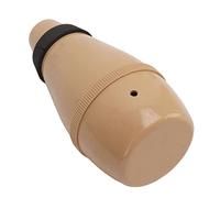 Trumpet Practice Mute, Lightweight ABS Trumpet Silencer Fully Enclosed Rhythm Trumpet Mute for Beginners Students ND24(Wood)