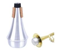 Trumpet Practice Silencer, Aluminium Trumpet Silencer, Straight Exercise Mute for Trumpet, Accessories for Musical Instruments Tokaneit
