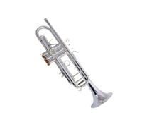 Trumpet Professional Trumpet Brass Instrument In Bb Double Silver Plated