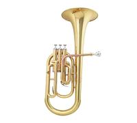 Trumpet Set Alto Trumpet E Flat Brass Lacquered Gold Alto Horn 3 Vertical Key Professional EB Alto Horn Beginner Band Horn