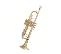 Trumpet Set B-key trumpet instrument adult beginner level trumpet(Color:Gold)