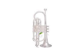 Trumpet Set Bandmaster silver-plated B flat cornet instrument portable pocket trumpet instrument