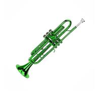 Trumpet Set for Bb Green Trumpet Instrument Stainless Steel Professional Trumpet Beginner Musical Instrument