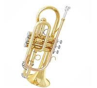Trumpet Set for Brass Cornet B Flat Phosphor Copper Palm Trumpet Pocket Trumpet Mini Trumpet Three-tone Trumpet