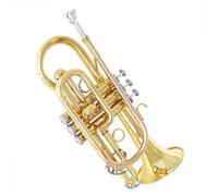 Trumpet Set for Marching Mellophone Cornet BB Key Pocket Mini Trumpet Professional Musical Instrument For Beginners