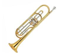 Trumpet Set for Professional Cupronickel Tuning Pipe Gold Lacquer Bass Trumpet Bb Beginner Stainless Steel Standard