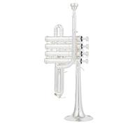 Trumpet Set for Professional High Trumpet Bb Piccolo Trumpet Brass Gold Silver Lacquer Surface Trumpet Stainless Steel Brass Trumpet