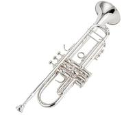 Trumpet Set for Silver Trumpet Pipe Flat Instrument Brass Student BB Tune Professional Trumpet For Beginners