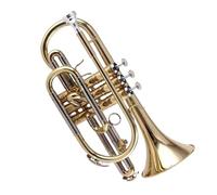 Trumpet Set for Trumpet Brass Lacquered Cornet B-flat Professional Trumpet Beginner Horn Instrument