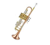 Trumpet Set Standard student trumpet two-color lacquer gold trumpet standard professional brass instrument B flat