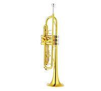 Trumpet Set Trumpet Instrument B Flat Key Flexible Key Professional Performance Instrument(A)