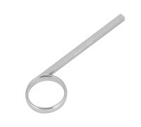 Trumpet Slide Ring Replacement, Metal Finger Ring Accessory for Trumpet Players, Silver, Small and Light, Easy to Carry