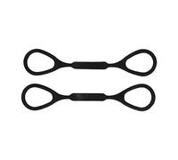 Trumpet Slide Stopper 2Pcs, 2Pcs Silicone Elastic Rings 2Pcs, L, Black, Cello Strings Replacement Wind Instrument Accessories Accessory