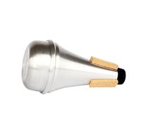 Trumpet Straight Mute Aluminum Alloy Trumpet Practice Mute Silencer Lightweight for Jazz Musicians and Beginners