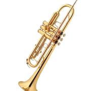 Trumpet Trumpet B Flat Beginner Exam Professional Band Wind Instrument Color Optional(Golden Phosphor Bronze)