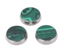 Trumpet Valve Cover, Metal Green Embedded for Smooth Key Accuracy with Appealing Appearance (C309 Chrome)