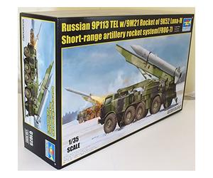Trumpeter 001025 1/35 9P113 Tel W/9M21 Rocket on Frog-7, Game