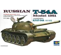 Russian T-54A Tank 1:35 Plastic Model Kit TRUMPETER