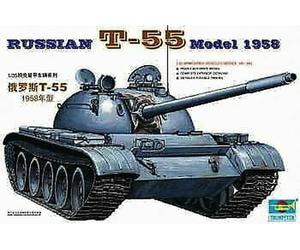 Trumpeter 00342 - 1:35 Russian Tank T-55A from 1958 - New