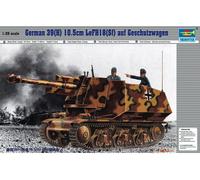 Trumpeter 00353 - 1:35 PzKpfw 39(H) 10.5 cm LeFH18 (SFf) on Gun Carriage - New