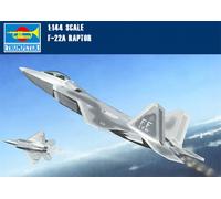 Trumpeter 01317 1/144 Scale USA F-22A Raptor Fighter Aircraft Assembly Model Kit