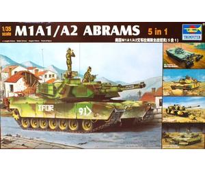 Trumpeter 01535 1:35th scale M1A1/A2 Abrams 5 in 1