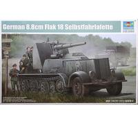TRUMPETER 01585 1:35 8.8cm Flak 18 Selbstfahrlafette