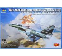 Trumpeter 01690 1:72nd scale PAF J-10CE Multi-Role Fighter & IAF Rafale 2 in 1