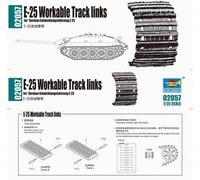 TRUMPETER 02057 TRACK SET LINK BY LINK TANK TRACK SET