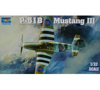 Trumpeter 02283 - 1:3 2 Raf MUSTANG III (P-51B/C) - New