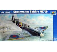 Supermarine Spitfire Mk.vb 1:24 Plastic Model Kit Trumpeter