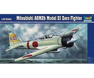 Trumpeter 02405 - 1:24 Mitsubishi A6M2b Zero Type 21 - New