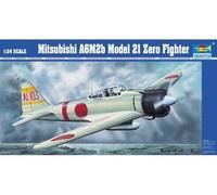 Trumpeter 02405 - 1:24 Mitsubishi A6M2b Zero Type 21 - New