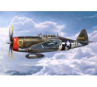 Trumpeter 02427 1/24 P-47D Thunderbolt Razorback Airplane Kit - New