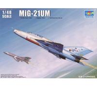 Trumpeter 02865 1:48th scale Mikoyan-Gurevich MiG-21UM Fishbed