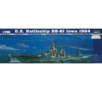 Trumpeter 05701 1/700 US Battleship BB-61 Iowa 1984